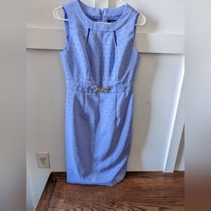 Tahari periwinkle dress